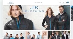 Desktop Screenshot of jkclothing.com.au