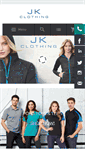 Mobile Screenshot of jkclothing.com.au